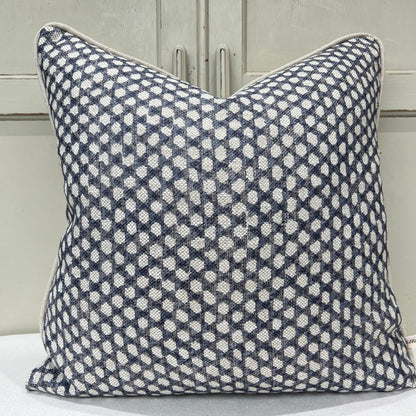 Cushions Made In Fermoie Neutral Black Blue Wicker Luxury Designer Decorative Linen Cushion Pillow Throw Cover