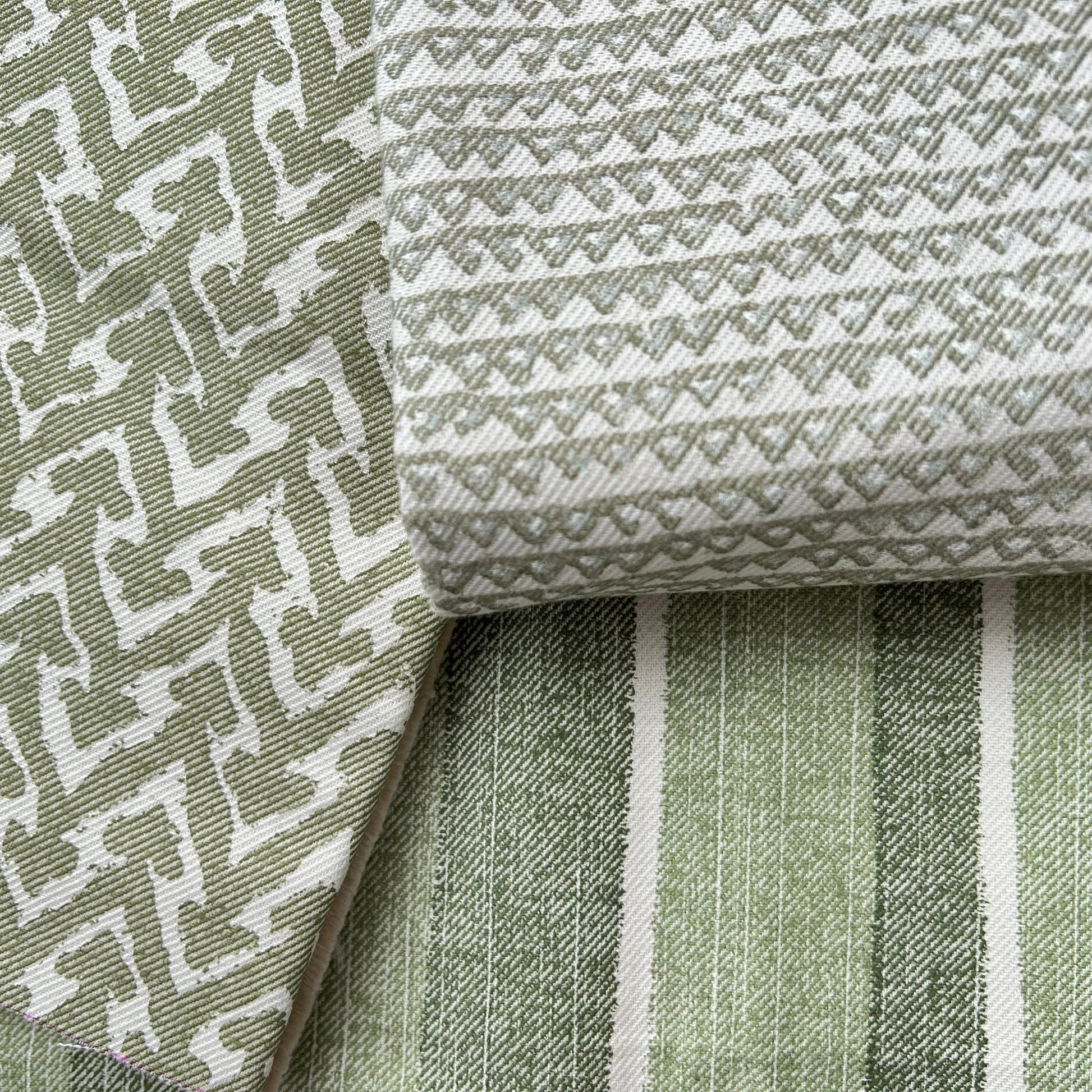 Cushions Made In Fermoie Mendip Soft Green Neutral Cotton Cushion Pillow Throw Cover