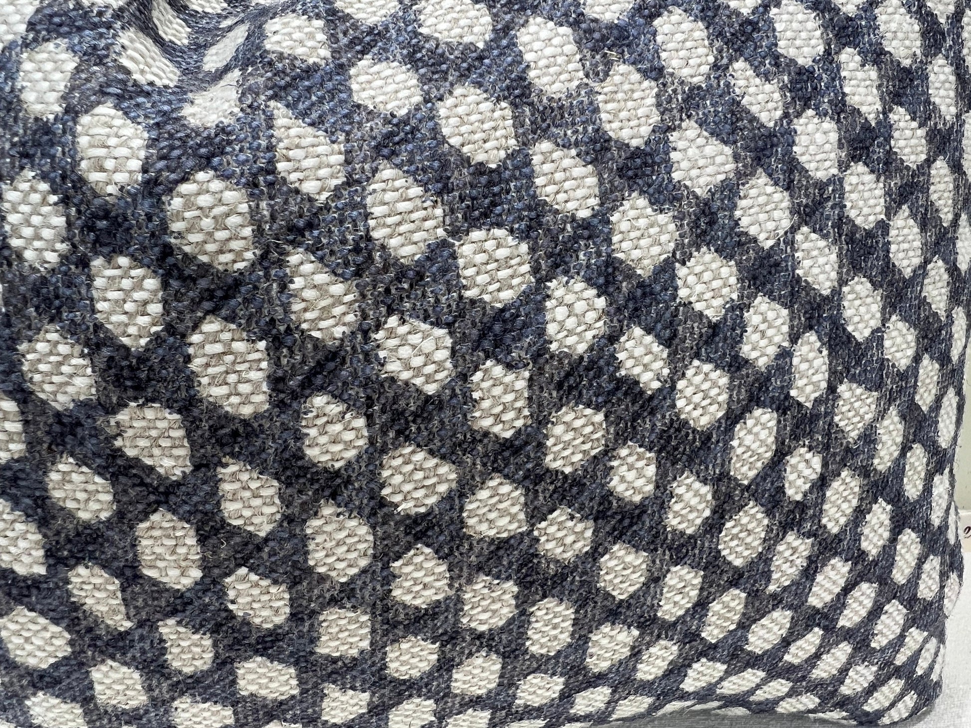 Cushions Made In Fermoie Neutral Black Blue Wicker Luxury Designer Decorative Linen Cushion Pillow Throw Cover