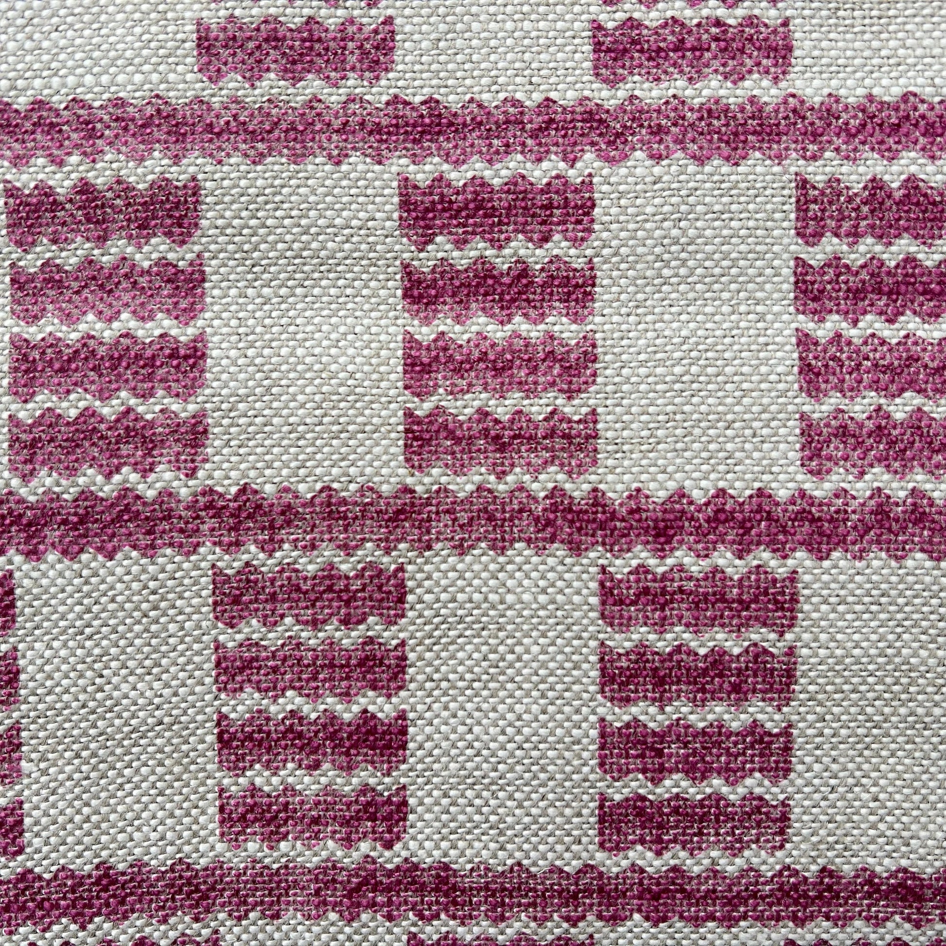 Cushions Made In Fermoie Cove Raspberry Pink Fabric Linen Cushion Pillow Throw Cover