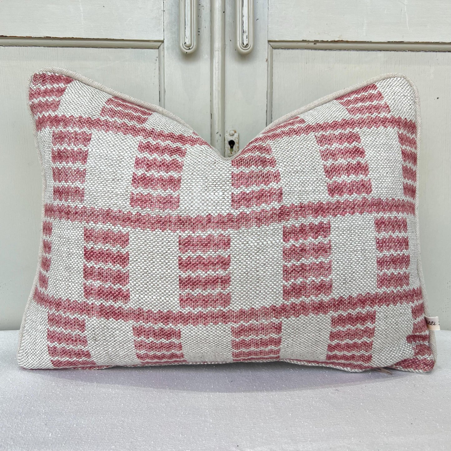 Cushions Made In Fermoie Cove Pale Pink Fabric Linen Cushion Pillow Throw Cover