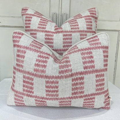 Cushions Made In Fermoie Cove Pale Pink Fabric Linen Cushion Pillow Throw Cover