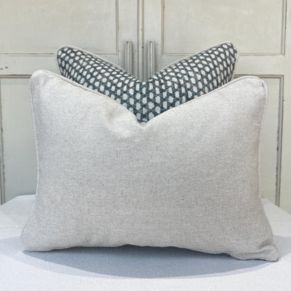 Cushions Made In Fermoie Neutral Black Teal Wicker Luxury Designer Decorative Linen Cushion Pillow Throw Cover