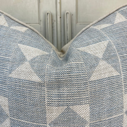 Cushions Made In Fermoie Flag Decorative Pale Blue Neutral Linen Cushion Pillow Throw Cover
