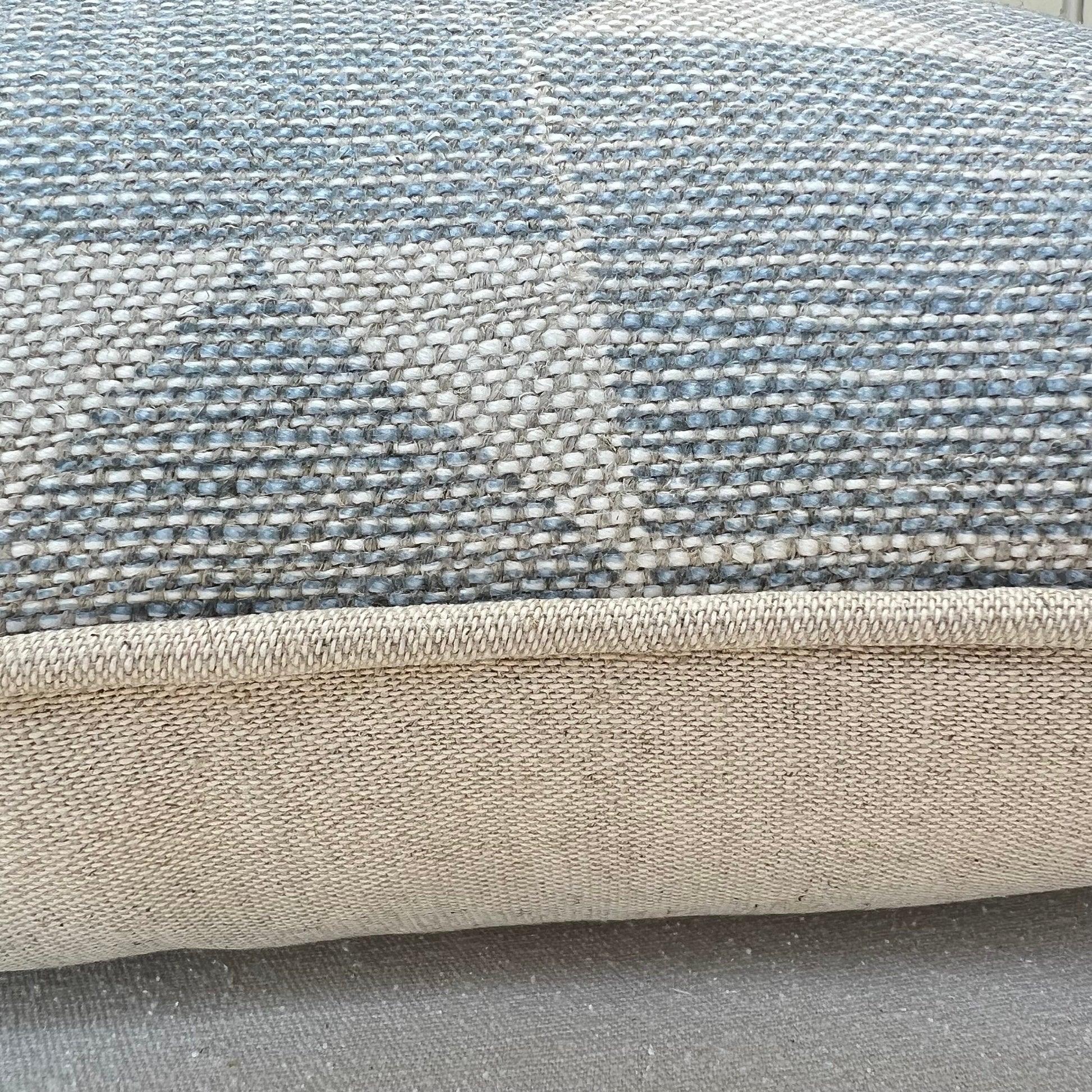 Cushions Made In Fermoie Flag Decorative Pale Blue Neutral Linen Cushion Pillow Throw Cover