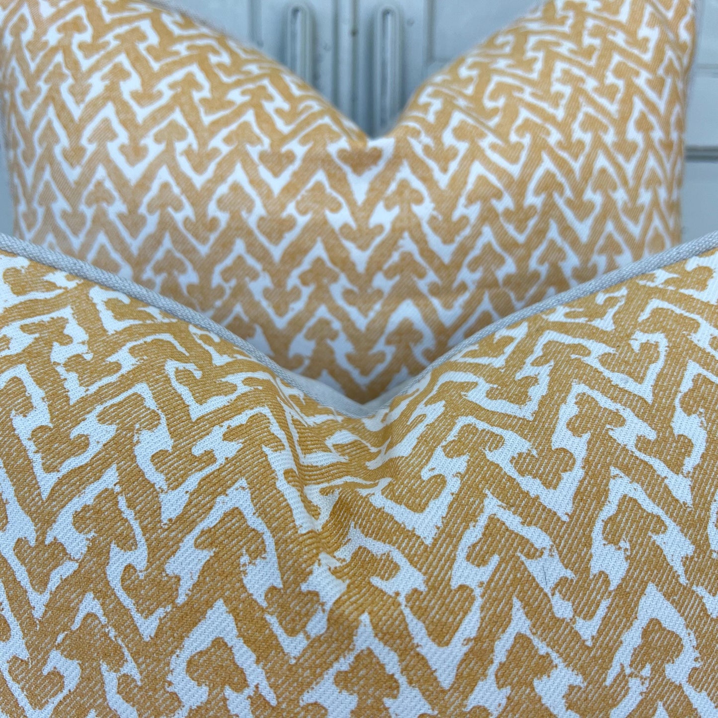 Cushions Made In Fermoie Rabanna Cotton Decorative Neutral Corn Yellow Cushion Pillow Throw Cover