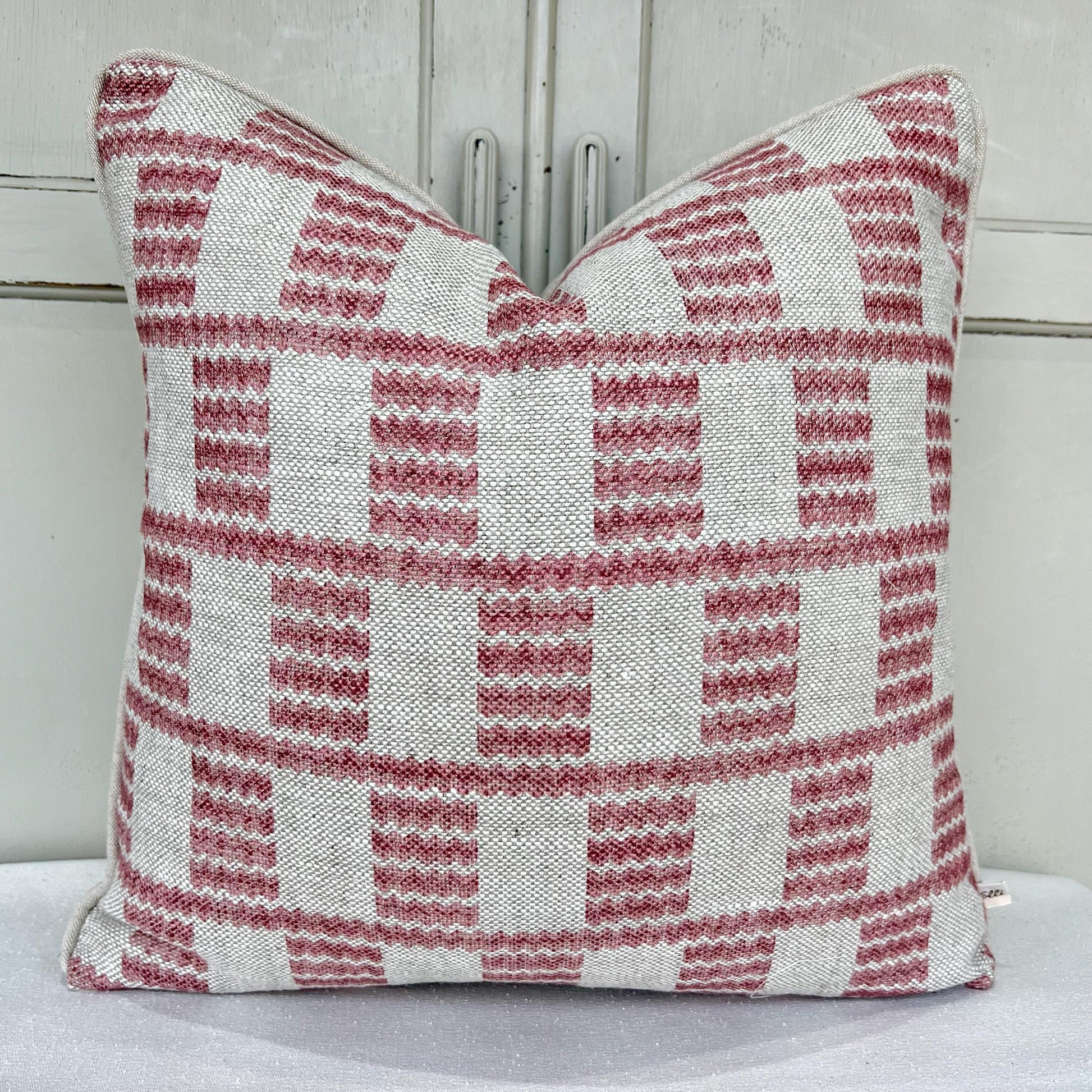 Cushions Made In Fermoie Cove Pale Pink Fabric Linen Cushion Pillow Throw Cover