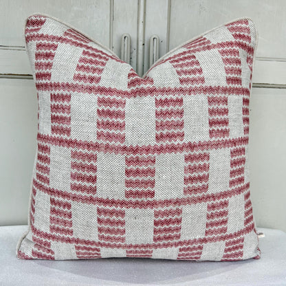 Cushions Made In Fermoie Cove Pale Pink Fabric Linen Cushion Pillow Throw Cover