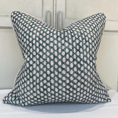 Cushions Made In Fermoie Neutral Black Teal Wicker Luxury Designer Decorative Linen Cushion Pillow Throw Cover