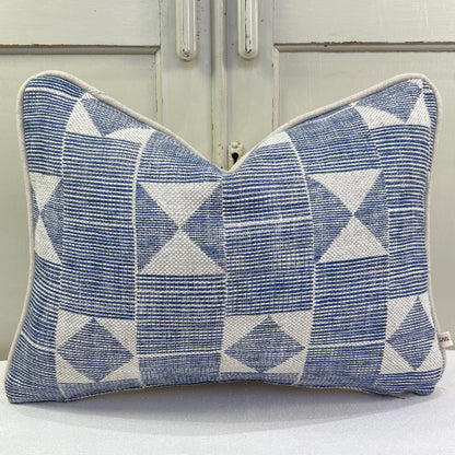 Cushions Made In Fermoie Flag Decorative Dark Blue Neutral Linen Cushion Pillow Throw Cover