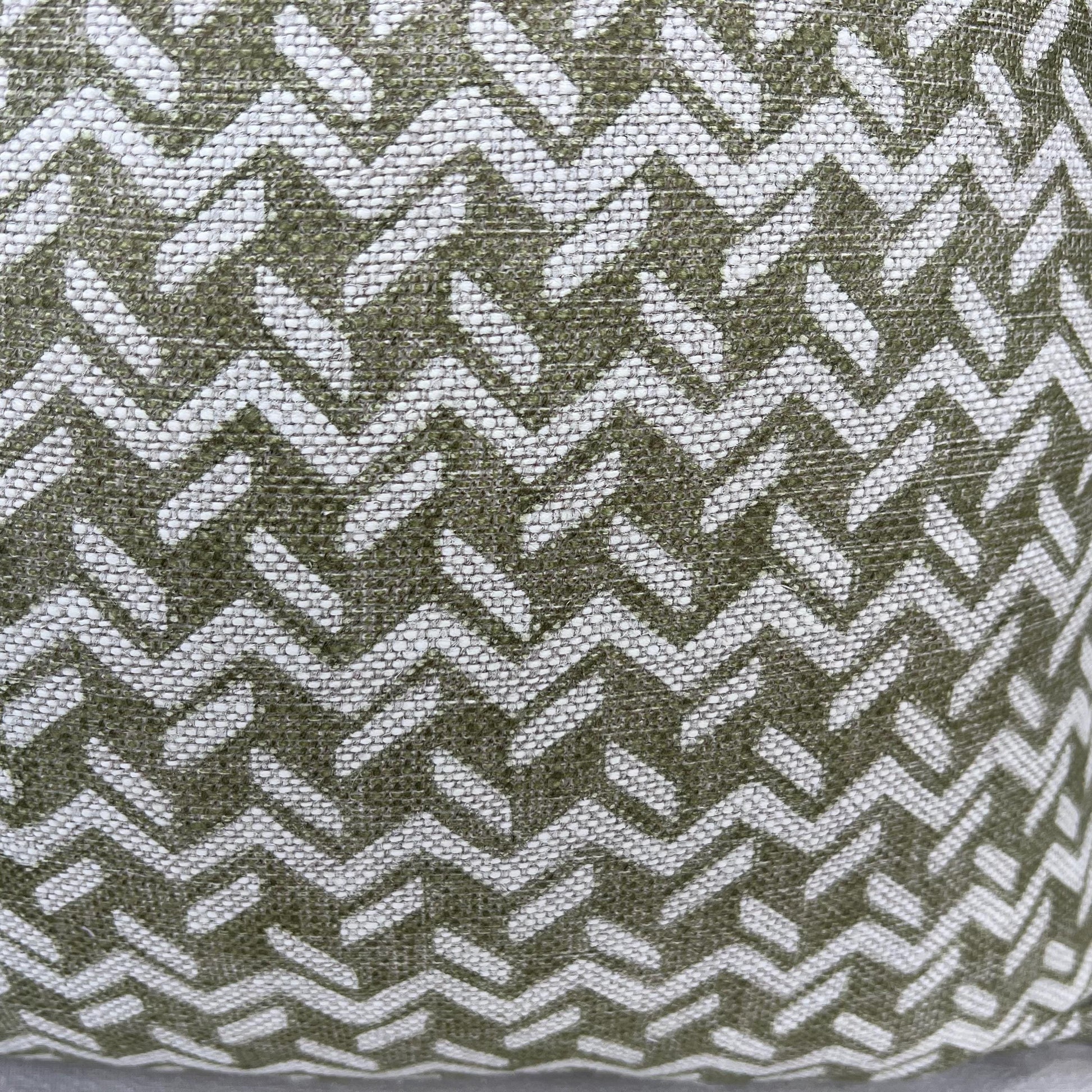 Cushions Made In Fermoie Chiltern Luxury Designer Decorative Soft Green Linen Cushion Pillow Throw Cover