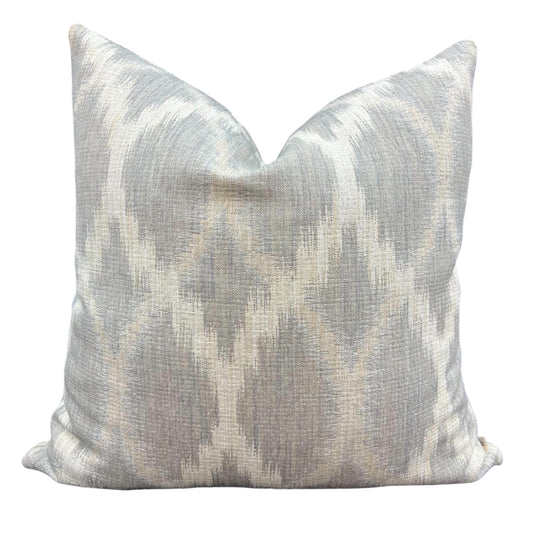 Jane Churchill Fontaine Designer Blue Fabric Sofa Cushion Pillow Cover Throw