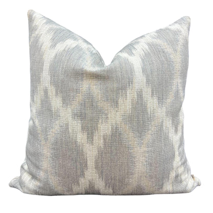 Jane Churchill Fontaine Designer Blue Fabric Sofa Cushion Pillow Cover Throw