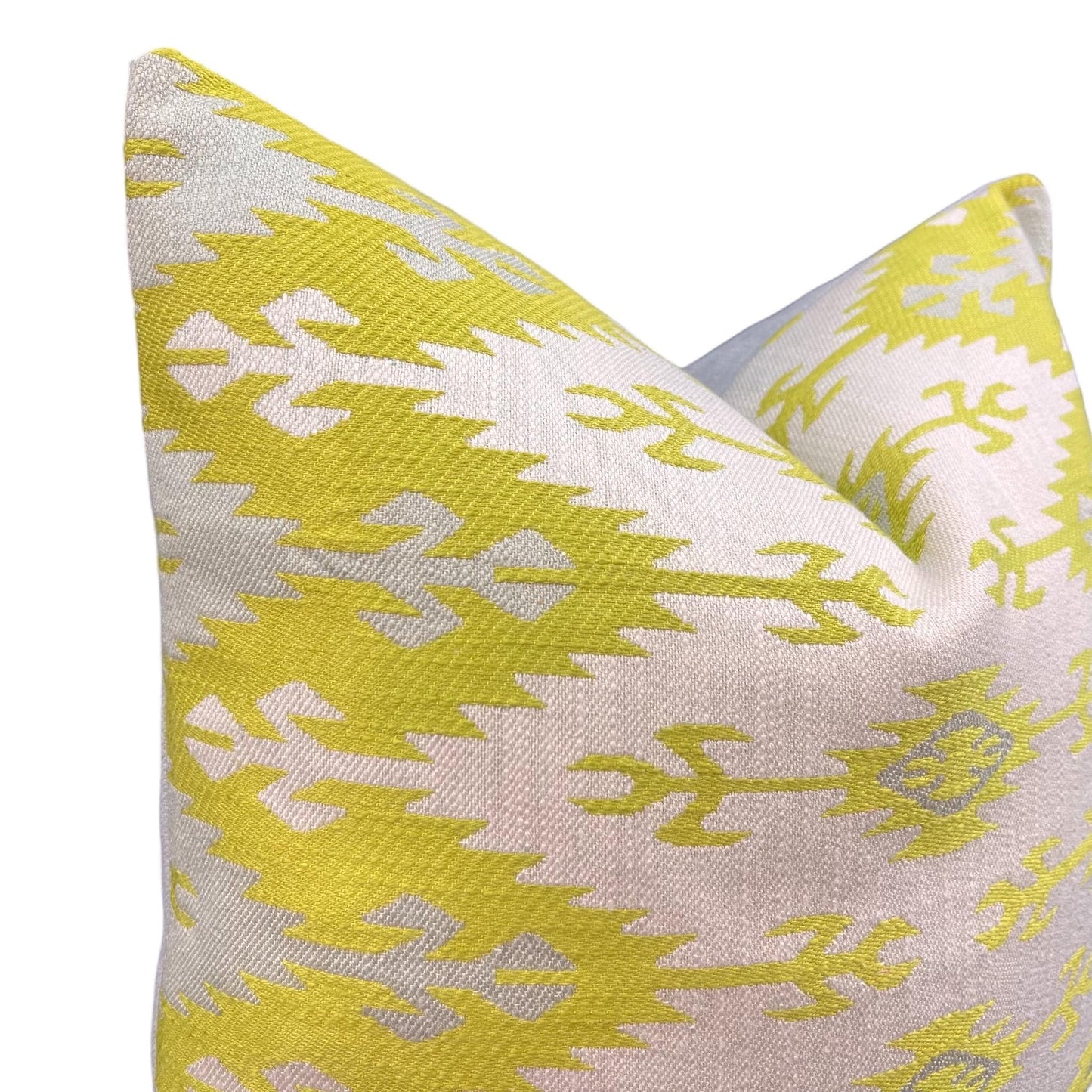 Luxury Designer Osborne and Little Palas Fabric Lime Grey Cushion Pillow Cover