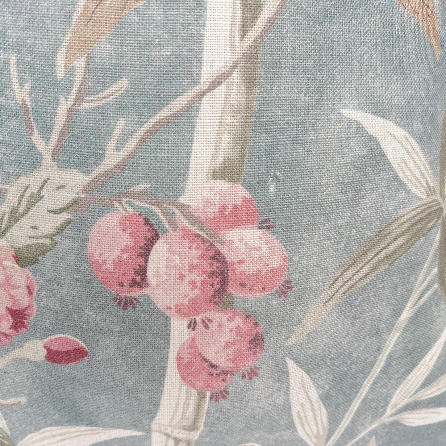 Colefax and Fowler OLeander Luxury Designer Blue Pink Decorative Cushion Pillow Cover