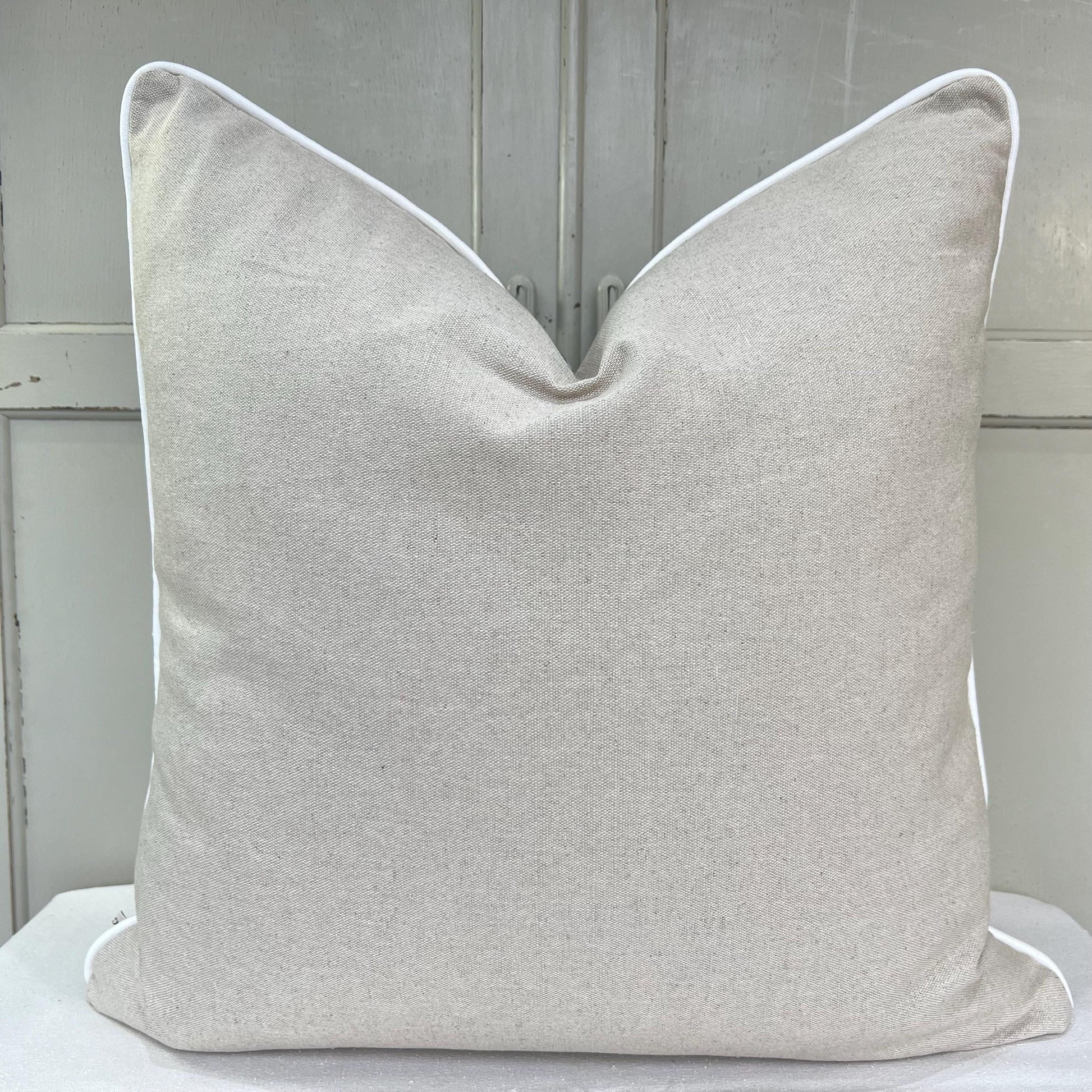 Schumacher Luxury Designer Hothouse Flowers Pale Blue Cushion Pillow Cover