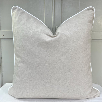 Schumacher Luxury Designer Hothouse Flowers Pale Blue Cushion Pillow Cover