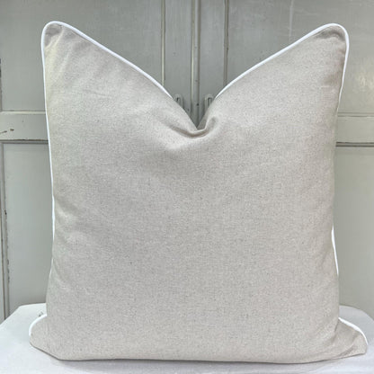 Schumacher Luxury Designer Hothouse Flowers Pale Blue Cushion Pillow Cover