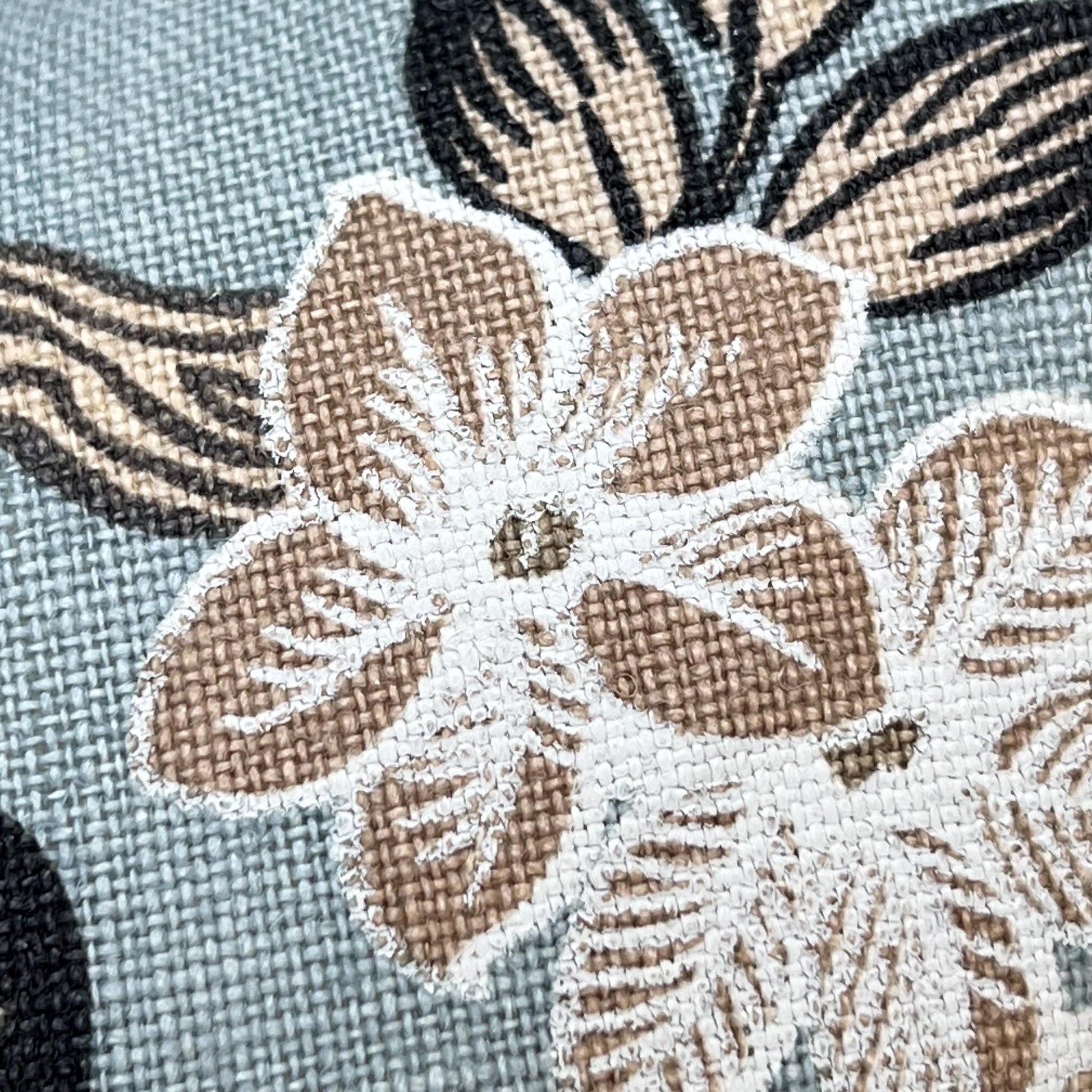 Schumacher Luxury Designer Hothouse Flowers Pale Blue Cushion Pillow Cover