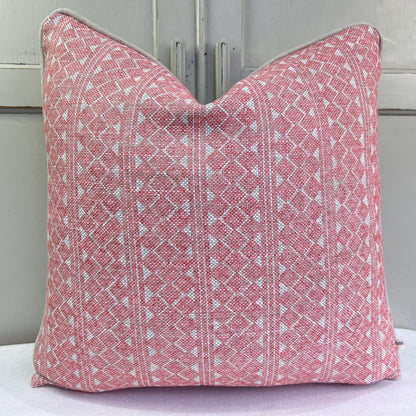 Cushions Made In Fermoie Quantock Luxury Designer Decorative Pink Linen Cushion Pillow Throw Cover