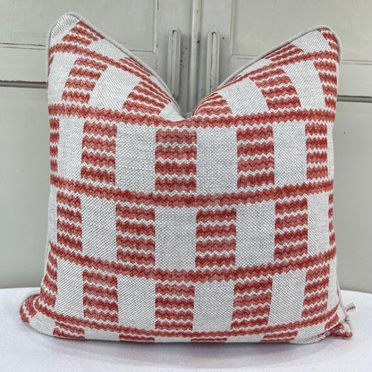 Cushions Made In Fermoie Cove Linen Luxury Designer Decorative Red Neutral Cushion Pillow Throw Cover