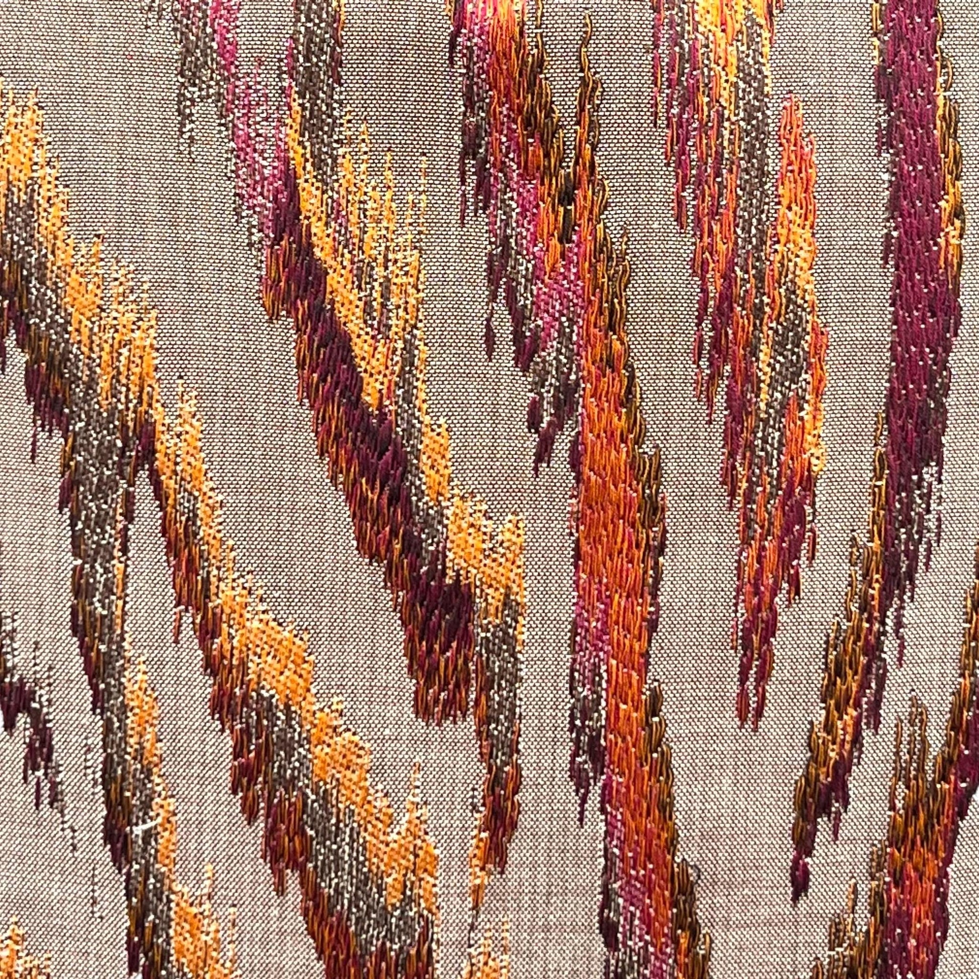 Zinc Valenza Luxury Designer Contemporary Orange Pink Mustard Cushion Throw Pillow Cover