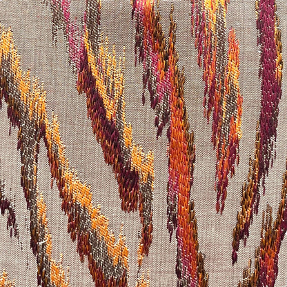 Zinc Valenza Luxury Designer Contemporary Orange Pink Mustard Cushion Throw Pillow Cover