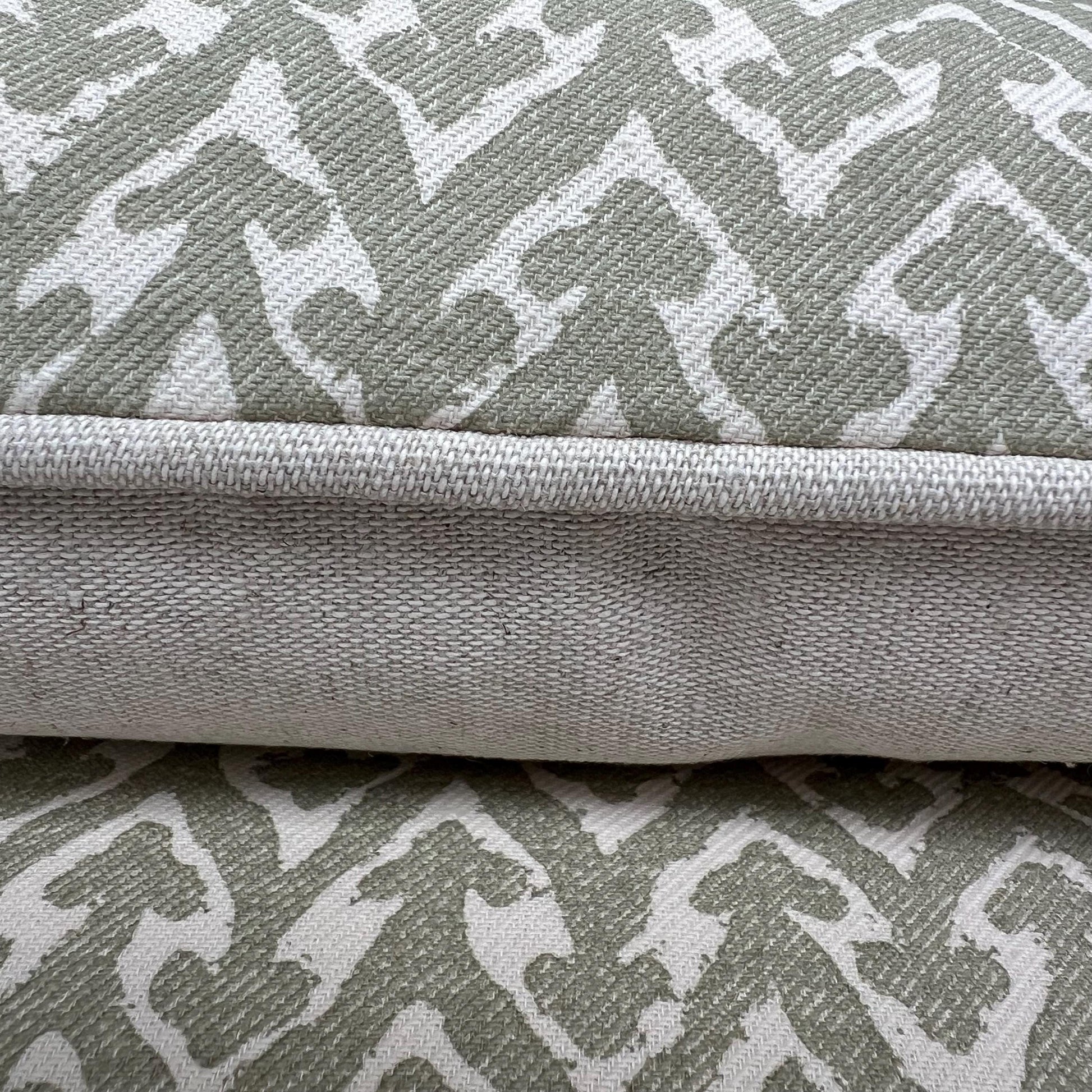 Cushions Made In Fermoie Rabanna Cotton Decorative Neutral Pale Olive Green Cushion Pillow Throw Cover