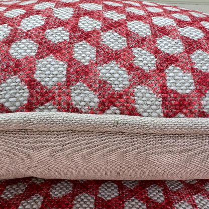 Cushions Made In Fermoie Wicker Luxury Designer Decorative Red Linen Cushion Pillow Throw Cover