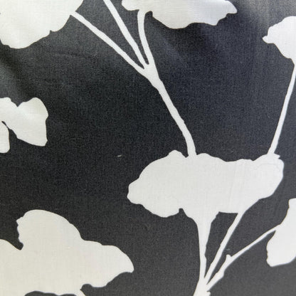 Schumacher Luxury Designer Pennick Floral Black White Cushion Pillow Sofa Cover