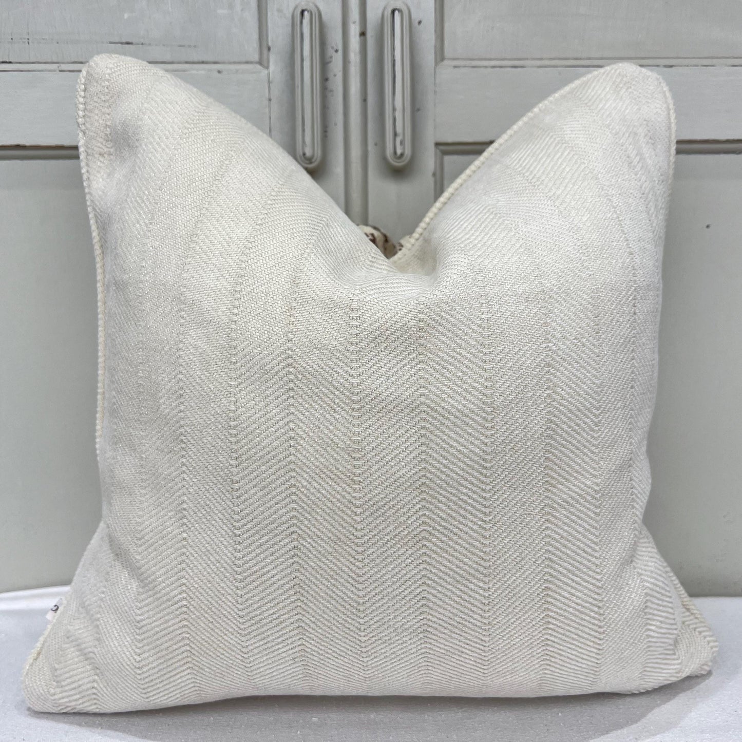 Soane Britain Designer Symi Linen Beige Neutral Fabric Sofa Cushion Pillow Cover Throw