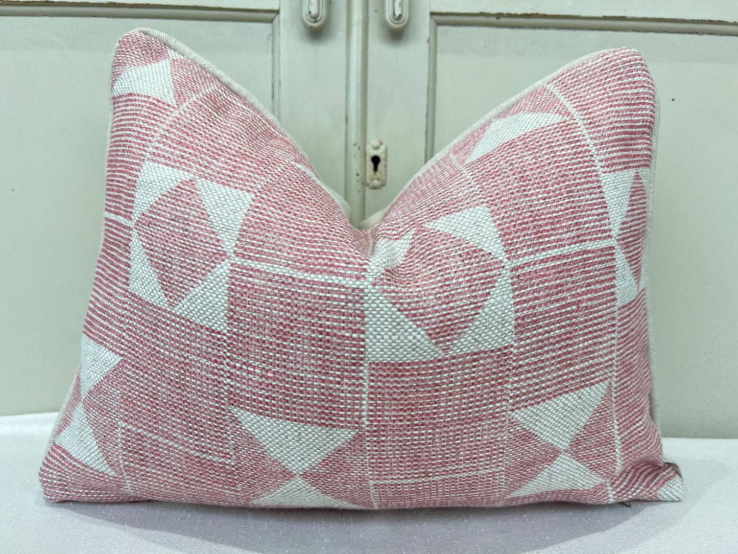 Cushions Made In Fermoie Flag Decorative Pale Pink Neutral Linen Cushion Pillow Throw Cover