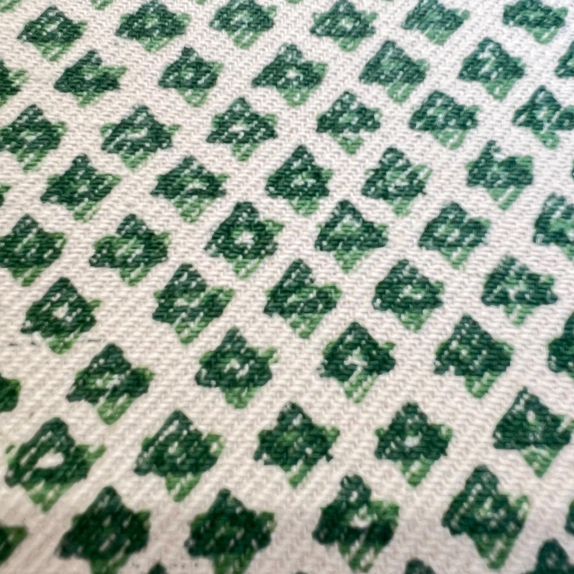 Cushions Made In Fermoie Marden Luxury Designer Decorative Green Cream Cotton Cushion Pillow Throw Cover