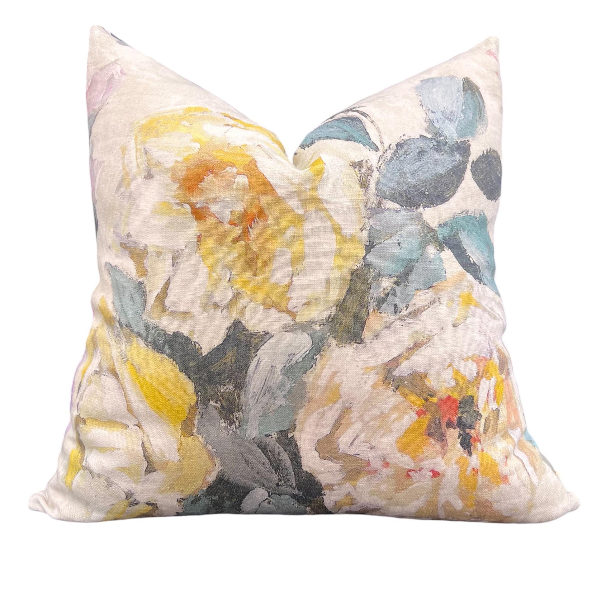 Luxury Designers Guild Viola Floral Linen Throw Cushion Pillow Cover