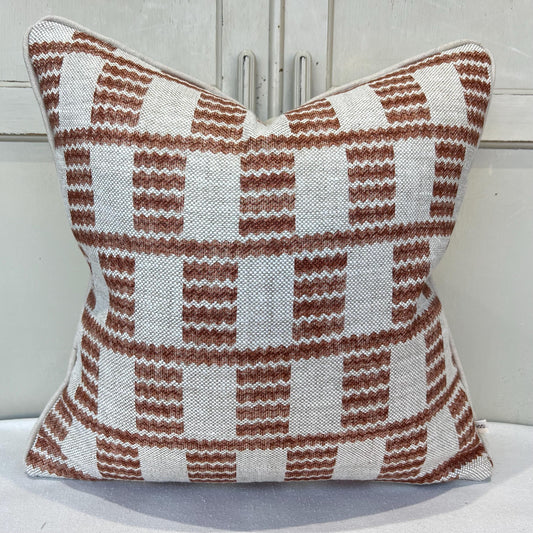 Cushions Made In Fermoie Cove Linen Luxury Designer Decorative Rust Neutral Cushion Pillow Throw Cover