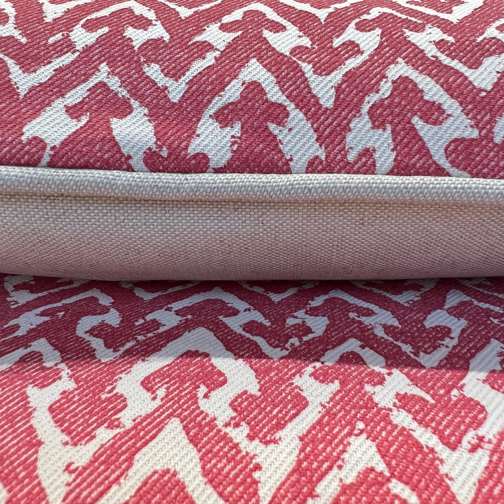 Cushions Made In Fermoie Rabanna Red Cotton Decorative Sofa Throw Pillow Cover