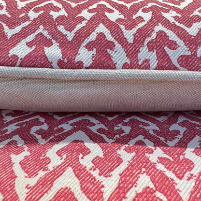 Cushions Made In Fermoie Rabanna Red Cotton Decorative Sofa Throw Pillow Cover