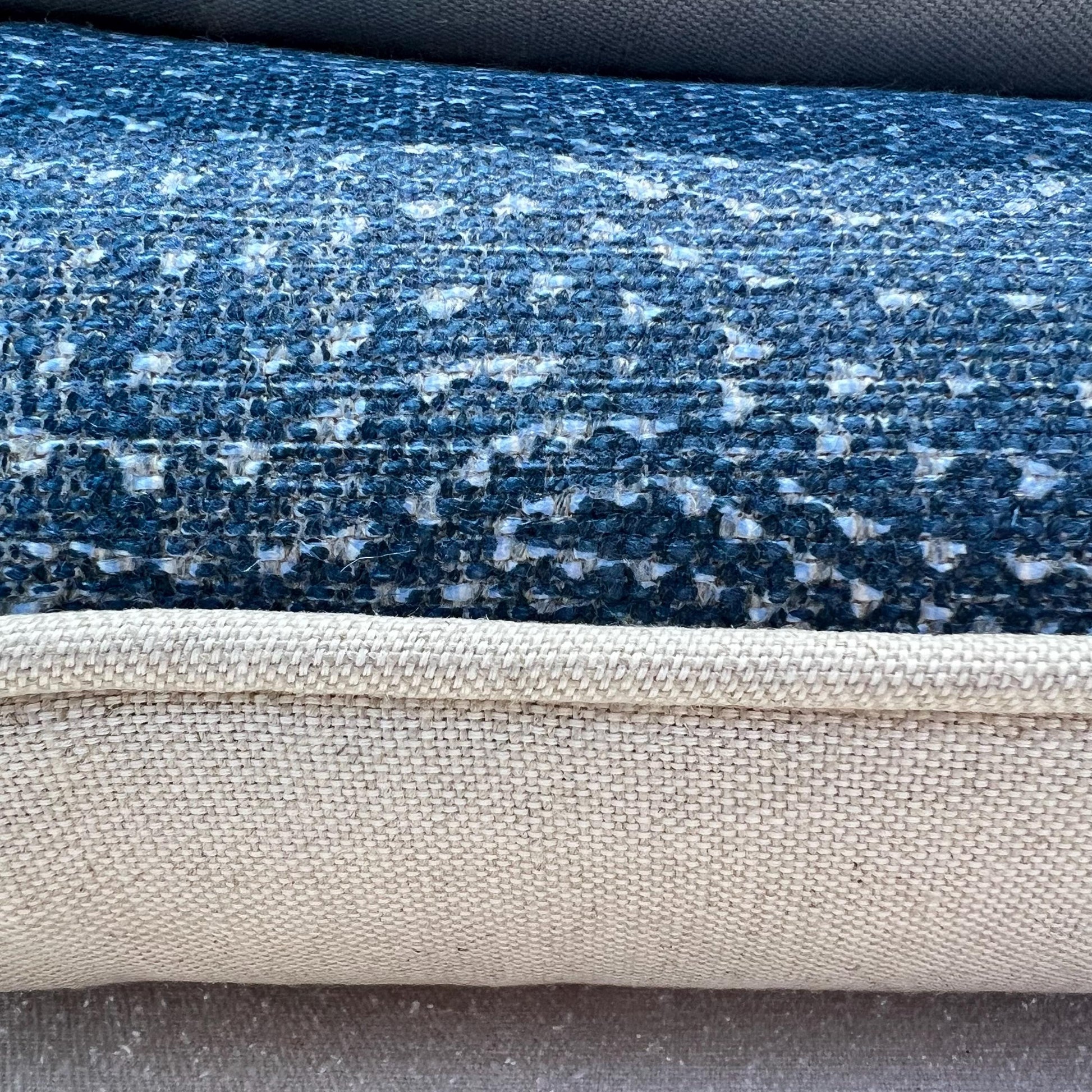 Cushions Made In Fermoie Cloud Luxury Designer Decorative Mid Blue Linen Cushion Pillow Throw Cover