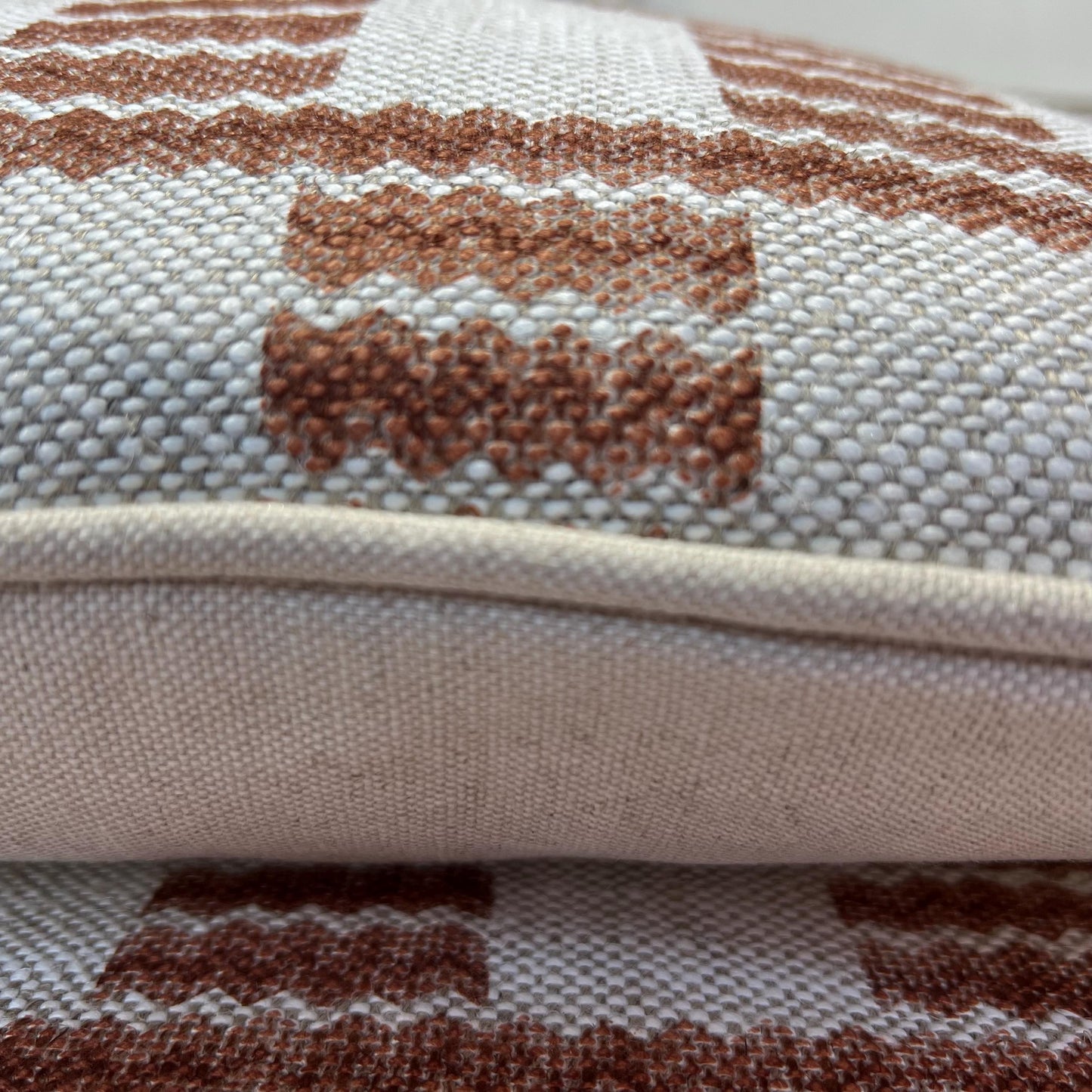 Cushions Made In Fermoie Cove Linen Luxury Designer Decorative Rust Neutral Cushion Pillow Throw Cover