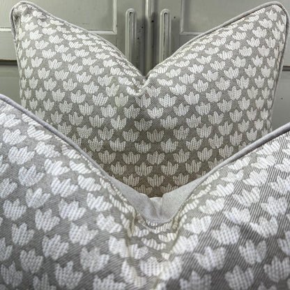 Cushions Made In Fermoie Eythorne Luxury Designer Decorative Pale Green Neutral Cotton Cushion Pillow Throw Cover