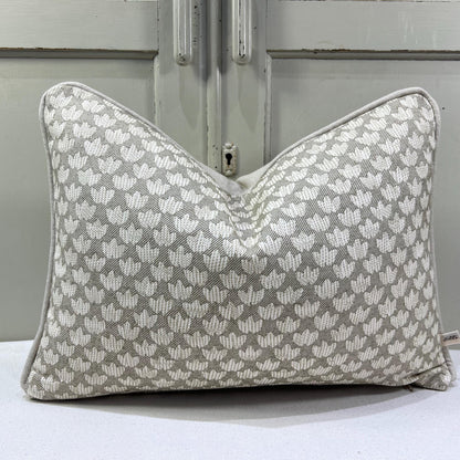 Cushions Made In Fermoie Eythorne Luxury Designer Decorative Pale Green Neutral Cotton Cushion Pillow Throw Cover