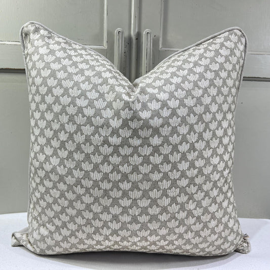 Cushions Made In Fermoie Eythorne Luxury Designer Decorative Pale Green Neutral Cotton Cushion Pillow Throw Cover