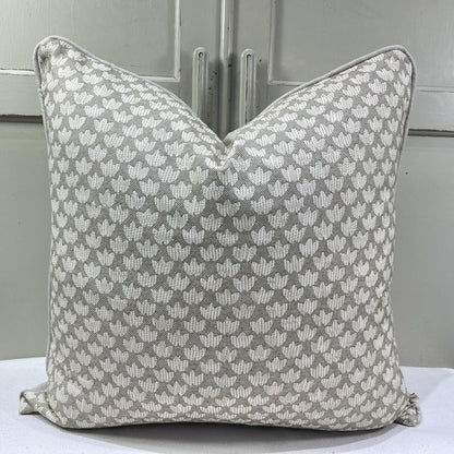 Cushions Made In Fermoie Eythorne Luxury Designer Decorative Pale Green Neutral Cotton Cushion Pillow Throw Cover