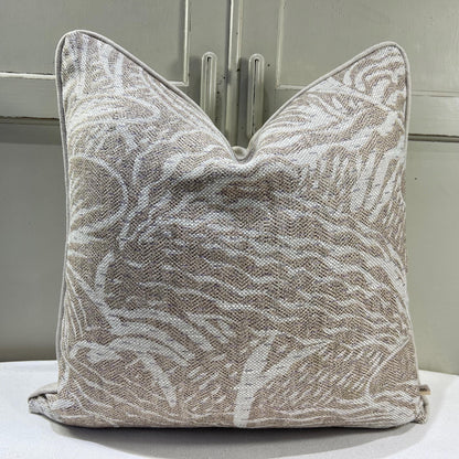 Cushions Made In Fermoie Savernake Linen Luxury Designer Decorative Pale Beige Cushion Pillow Throw Cover