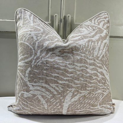 Cushions Made In Fermoie Savernake Linen Luxury Designer Decorative Pale Beige Cushion Pillow Throw Cover