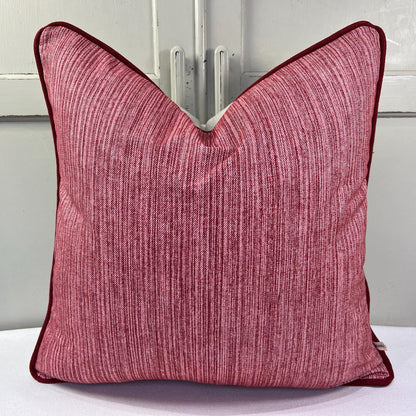 Cushions Made In Fermoie Strie Luxury Designer Decorative Burgundy Cotton Cushion Pillow Throw Cover