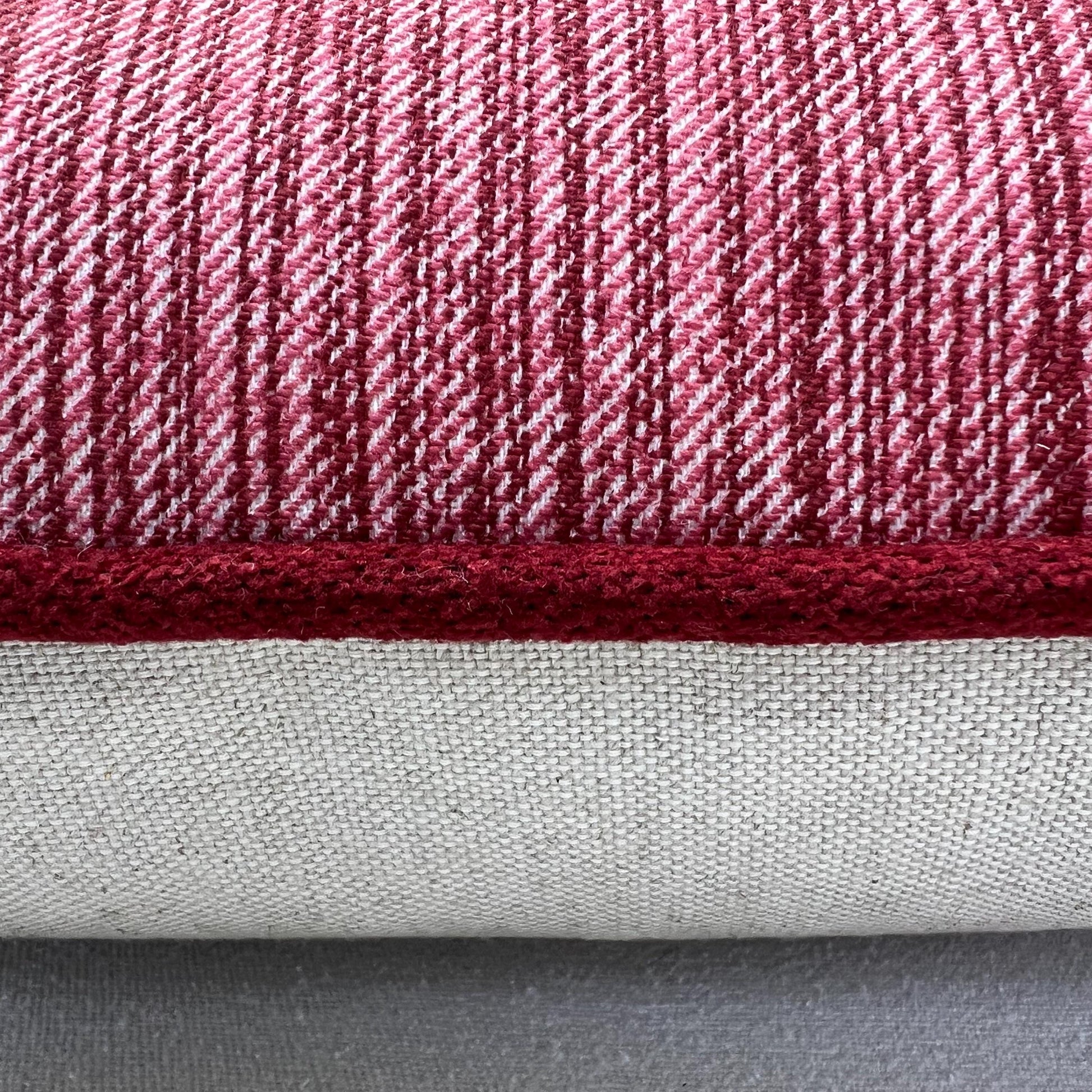 Cushions Made In Fermoie Strie Luxury Designer Decorative Burgundy Cotton Cushion Pillow Throw Cover