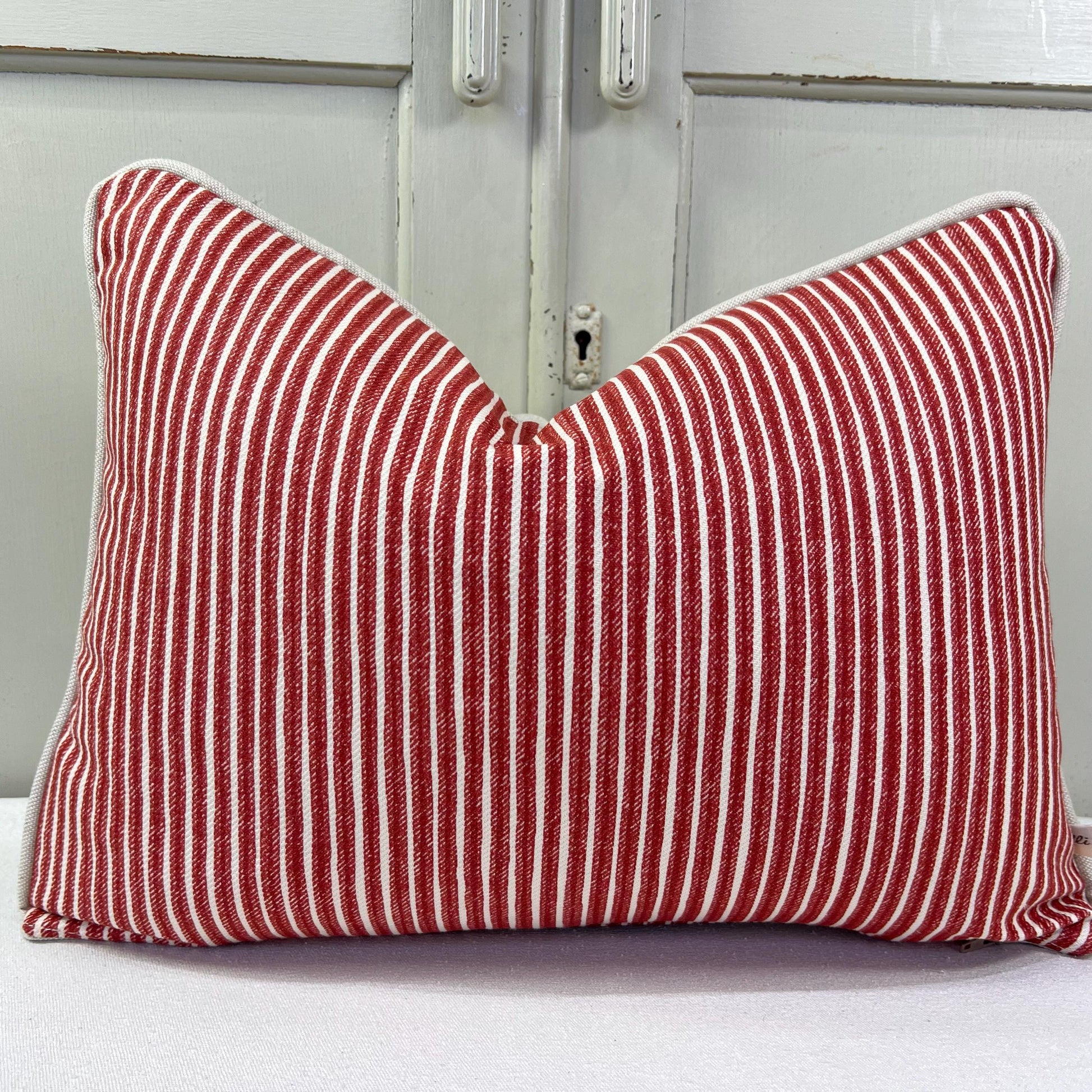 Cushions Made In Fermoie Luxury Designer Poulton Stripe Brick Cushion Pillow Throw Cover