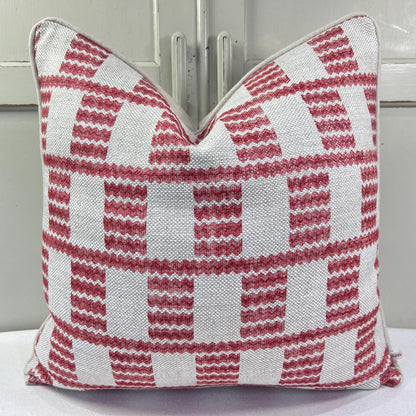 Cushions Made In Fermoie Cove Linen Luxury Designer Decorative Red Neutral Cushion Pillow Throw Cover