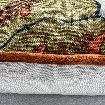 Mulberry Flying Ducks Sky Moss Luxury Designer Decorative Lumbar Cushion Pillow Cover